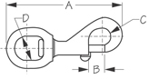 Sea Dog 136590-1 Dimensions