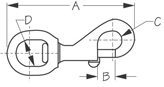 Sea Dog 136590-1 Dimensions