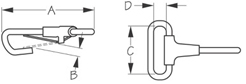 Sea Dog 139896-1 Dimensions