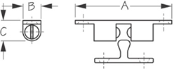 Sea Dog 222841-1 Dimensions